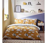 Peter Rabbit™ Sleepy Head Double Duvet Cover Set, Polyester, Cotton, Ochre