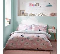 Peter Rabbit TM Sleepy Head Reversible Duvet Cover Set - Pink - Size Single
