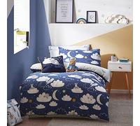 Peter Rabbit™ Sleepy Head Blue Duvet Cover and Pillowcase Set Blue/White