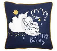 Peter Rabbit Sleepy Head Polyester Filled Cushion, Blue
