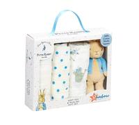 Peter Rabbit Soft Toy and Muslin