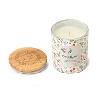 Peter Rabbit Spring Bloom Scented Candle 1 Wick Wood Lid 30hr Burn Glass | Size: Medium Peter Rabbit Multicolor Medium