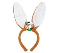 Peter Rabbit Style Brown Bunny Ears on Headband