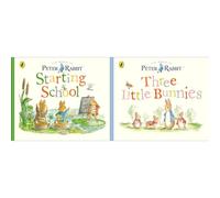 Peter Rabbit Tales Collection by Beatrix Potter: Starting School & Three Little Bunnies (2-Book Set) - Board Book