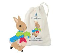 Peter Rabbit Toys Mini Wooden Puzzles - My First Puzzles, Jigsaw Puzzle Games - Educational Toys For 1 Year Old + Toddler, Montessori Toys - Official Licensed Peter Rabbit Gifts by Orange Tree Toys