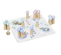 Peter Rabbit Toys - Peter Rabbit Wooden Ludo Board Game - Includes Travel Storage Bag - Wooden Toys, Early Development & Activity Toys - Official Licensed Peter Rabbit Gifts by Orange Tree Toys