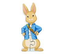 Peter Rabbit TV Mini Wooden Puzzles - My First Puzzles, Jigsaw Puzzle Games - Educational Toys For 1 Year Old + Toddler, Montessori Toys - Official Licensed Peter Rabbit Gifts by Orange Tree Toys