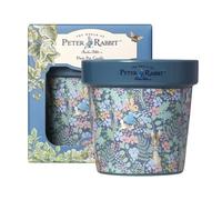Peter Rabbit Blue Floral Printed Plant Pot Candle - Wildflower Floral Scent - 277G (1-Wick) - PR001PCV005U