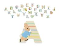 Peter Rabbit Wooden Letters by Orange Tree Toys, Letter A with Peter - Alphabet Animal Letter for Personalised Baby Name, Toy Box, Door, Wall Decorations, Animals Nursery Decor, Boys Girls Bedroom