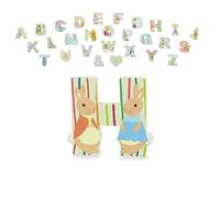 Peter Rabbit Wooden Letters by Orange Tree Toys, Letter H with Mopsy - Alphabet Animal Letter for Personalised Baby Name, Toy Box, Door, Wall Decorations, Animals Nursery Decor, Boys Girls Bedroom
