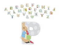 Peter Rabbit Wooden Letters by Orange Tree Toys, Letter P with Peter - Alphabet Animal Letter for Personalised Baby Name, Toy Box, Door, Wall Decorations, Animals Nursery Decor, Boys Girls Bedroom