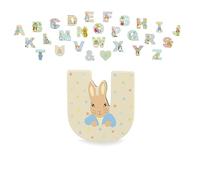 Peter Rabbit Wooden Letters by Orange Tree Toys, Letter U with Peter - Alphabet Animal Letter for Personalised Baby Name, Toy Box, Door, Wall Decorations, Animals Nursery Decor, Boys Girls Bedroom