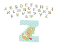 Peter Rabbit Wooden Letters by Orange Tree Toys, Letter Z with Peter - Alphabet Animal Letter for Personalised Baby Name, Toy Box, Door, Wall Decorations, Animals Nursery Decor, Boys Girls Bedroom