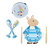 Peter Rabbit Wooden Musical Instruments Set for 18 months Olds, Toddlers - Wooden Musical Toys, Montessori Toddler Toys - Early Development & Activity Toys by Orange Tree Toys