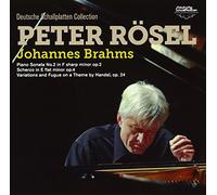 Peter Rosel - Brahms:Sonata No.2 / Scherzo / Fuga [Japan CD] KICC-1042