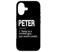 PETER Same As A Normal Guy Just Much Cooler Personalized Case for iPhone 17