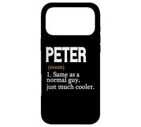 PETER Same As A Normal Guy Just Much Cooler Personalized Case for iPhone 17 Pro Max
