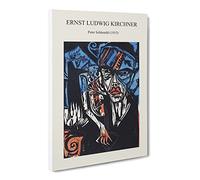 Peter Schlemihl By Ernst Ludwig Kirchner Canvas Print | Gallery Wrapped 30mm Frame Wall Art | 20x14 inches | Ready to Hang | Surrealist Picture | Living Room Bedroom Lounge Office