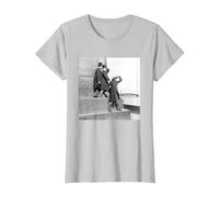 Peter Sellers Harry Secombe Spike Milligan of The Goons 1957 T-Shirt, Women, Silver Grey, Medium