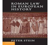Peter Stein Roman Law in European History Paperback Book Peter Stein Multicolor