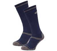 Peter Storm COOLMAX Midweight Hiking Socks, Moisture Wicking, Blister-Free Comfort, 2 Pack (UK, Alpha, M, Regular, Regular, Navy)