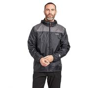 Peter Storm Cyclone Men's Waterproof Jacket with Fitted Hood and 2 Zipped Pockets, Raincoat with Breathable Lining, Ideal for Walking & Hiking (UK, Alpha, M, Regular, Regular, Black)