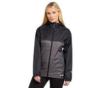 Peter Storm Cyclone Women's Waterproof Jacket with Fitted Hood and 2 Zipped Pockets, Womens Raincoat with Breathable Lining (UK, Numeric, 12, Regular, Regular, Black)