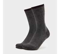 Essentials Kids' Walking Socks 2 Pack - Grey, Grey XXS