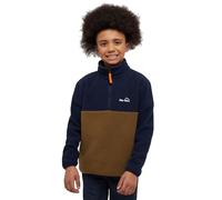 Peter Storm Kids' 1/4 Zip Borg Fleece with Elasticated Cuffs and Hem, Soft Polyester, Two-Tone, Warm & Cosy Midlayer for Boys and Girls (UK, Age, 13 Years, Regular, Navy)