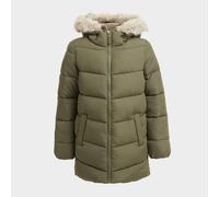 Kids' Baffle Parka, Khaki 11-12Y