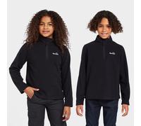 Peter Storm Kids' Bracken Half Zip Fleece - Black, Black
