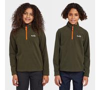 Peter Storm Kids' Bracken Half Zip Fleece - Khaki, Khaki