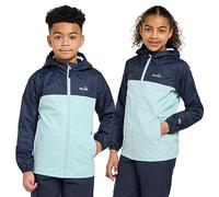 Peter Storm Kids’ Cyclone Jacket with Fitted Hood & 2 Zipped Pockets, Waterproof, Breathable & Lined Raincoat for Boys & Girls (UK, Age, 7 Years, 8 Years, Regular, Blue)
