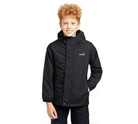 Peter Storm Kids' Everyday Waterproof Jacket with Hood and 2 Zipped Pockets, Lightweight & Breathable Raincoat for Boys & Girls (UK, Age, 11 Years, 12 Years, Regular, Black)