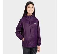 Peter Storm Kid's Hooded Packable Waterproof Jacket, Purple 11-12Y
