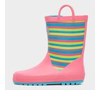 Peter Storm Kids' Stripe Wellies, Pink J3