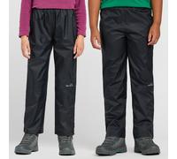 Kids' Unisex Waterproof Over Trousers, Black 7-8Y