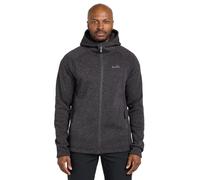 Peter Storm Men’s Atlas Textured Fleece with Full Zip, Hood and Stretch Side Panels, Warm & ComfortableMidlayer Hoodie (UK, Alpha, XL, Regular, Regular, Grey)