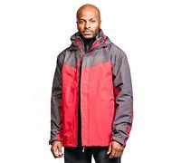 Peter Storm Men's Lakeside III 3-in-1Waterproof Jacket, Red XL