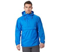 Peter Storm Men’s Packable Cagoule Jacket with Drawcord Hood and Large Zipped Pocket, Waterproof, Breathable & Lightweight Raincoat (UK, Alpha, S, Regular, Regular, Blue)