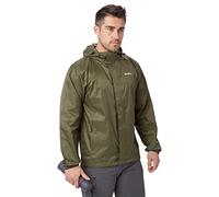 Peter Storm Men’s Packable Jacket with Cordlock System to Hood & Hem, Waterproof, Breathable & Lightweight Raincoat, Ideal for Festivals, Walking & Hiking, Includes Stuff Sack, 3000mm HH