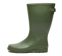 Peter Storm Men's Adjustable Tall Waterproof Wellies for Rainy and Snowy Weather, Men's Wellington Boots, Festival Essentials, Green, UK12