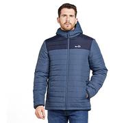 Mens Blisco II Hooded Jacket Blue/Dark Blue, Blue M