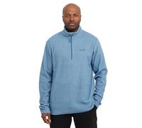 Peter Storm Men's Bracken Half Zip Fleece with Fitted Collar & Hem, Lightweight 60g Brushed Microfleece Midlayer Pullover (UK, Alpha, XS, Regular, Regular, Blue Stripe)