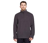 Peter Storm Mens Bracken Half Zip Fleece with Fitted Collar & Hem, Lightweight 60g Brushed Microfleece Midlayer Pullover (UK, Alpha, S, Regular, Regular, Grey)