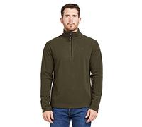 Peter Storm Mens Bracken Half Zip Fleece with Fitted Collar & Hem, Lightweight 60g Brushed Microfleece Midlayer Pullover (UK, Alpha, XS, Regular, Regular, Khaki)