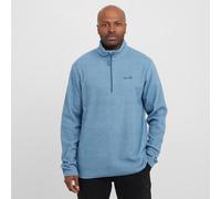 Peter Storm Men's Bracken Half Zip Stripe Fleece - Blue, Blue