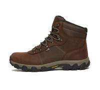 Peter Storm Mens Caldbeck Brown Walking Boots With Rubber Sole Waterproof Lining