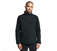 Peter Storm Men's Core Softshell Jacket, Water Repellent, Four Seasons, Full-Length Zip, Ideal for Walking, Hiking and Everyday Casual Wear (UK, Alpha, L, Regular, Regular, Black)