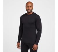 Men's Essential Long Sleeve Baselayer Top, Black L